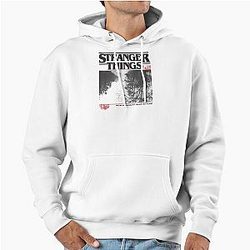 Stranger Things Upside Down Photo Pullover Hoodie