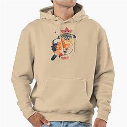 Stranger Things 4 Dustin Demogorgon Thinking Cap Pullover Hoodie