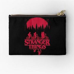 Stranger Things Group Bike Ride Zipper Pouch