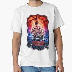 Stranger Things Group Poster Classic T-Shirt