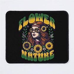 Stranger Things Flower Mouse Pad