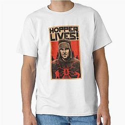 Stranger Things 4 Hopper Live! Russian Poster Classic T-Shirt