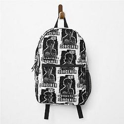 Stranger Things 5: The Sorcerer Black and White Grunge Style Backpack