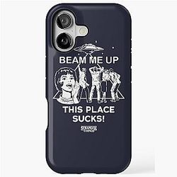Stranger Things 5: Beam Me Up This Place Sucks iPhone Tough Case