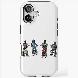 Stranger Things Eleven Mike Dustin Lucas & Will Sci-Fi Adventure iPhone Tough Case