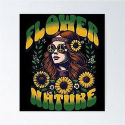 Stranger Things Flower Nature Poster