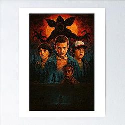 Stranger Things Upside Down Poster