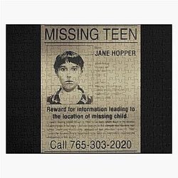 Stranger Things 5: Missing Teen Jane Hopper Jigsaw Puzzle