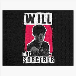 Stranger Things 5: The Sorcerer Black and Red Jigsaw Puzzle