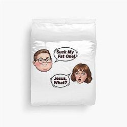 Derek Turnbow and Robin Funny Conversation - Stranger Things Season 5 Fan Art Duvet Cover