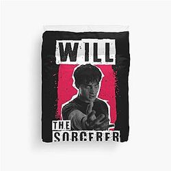 Stranger Things 5: The Sorcerer Black Duvet Cover
