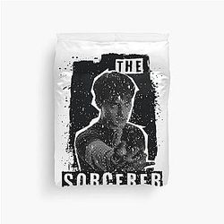 Stranger Things 5 The Sorcerer Black White Duvet Cover