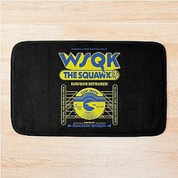 Stranger Things 5: Squawk the Squawk 94.5 (Black) Bath Mat