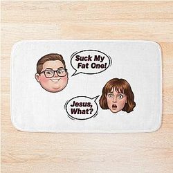 Derek Turnbow and Robin Funny Conversation – Stranger Things Season 5 Fan Art Bath Mat