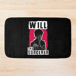 Stranger Things 5: The Sorcerer Black and Red Bath Mat