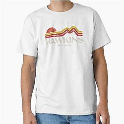 Retro Stranger Things Hawkins Indiana Classic T-Shirt