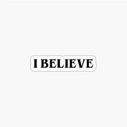 Stranger Things Eleven I Believe Stickers