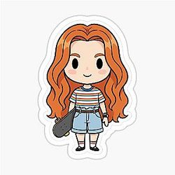 Max Mayfield Stranger Things Sticker