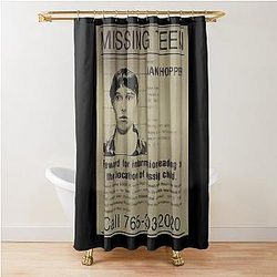Stranger Things 5: Missing Teen Jane Hopper Shower Curtain