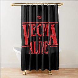 Stranger Things 5: Vecma Is Alive Original Grunge Style Shower Curtain