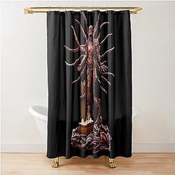 Stranger Things High Definition Supernatural Neighbor Design Poster Shower Curtain