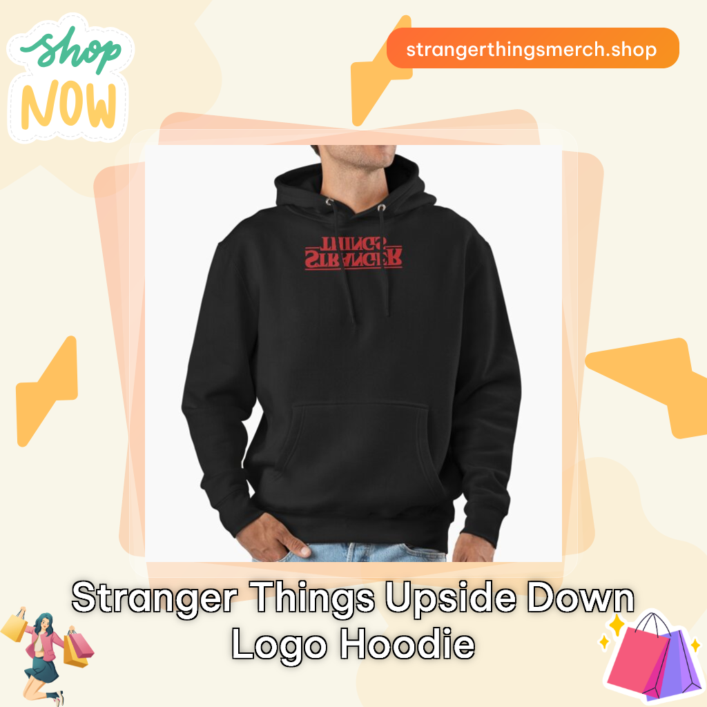 Stranger Things Upside Down Logo Hoodie