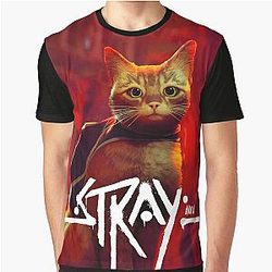 Stray Game Stray Cat Graphic T-Shirt