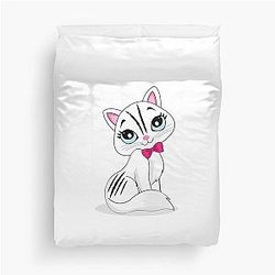 Stray Cute Cat Game Duvet Cover