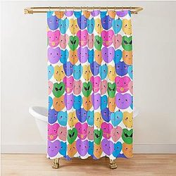 Stray Kids Maxident Case 143 inspired Pipi Squad illustration Shower Curtain