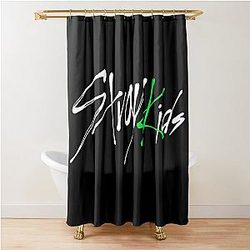 Stray Kids Merch Logo Shower Curtain