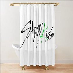 Stray Kids Merch Logo Shower Curtain