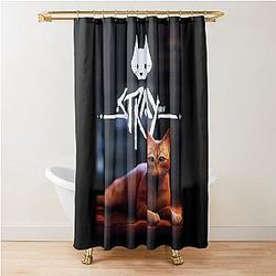 Stray Cat Game Shower Curtain