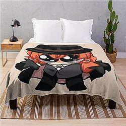 Chuya Nakahara Bungo Stray Dogs anime throw blanket