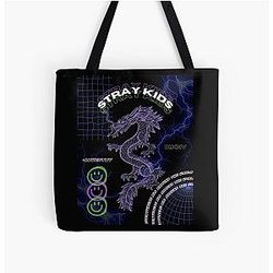 Stray Kids - III.XV - Dragon Design All Over Print Tote Bag