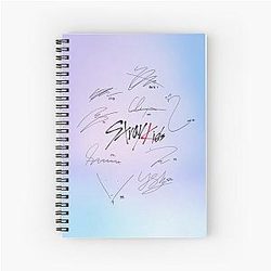 Stray Kids OT9 Signatures Spiral Notebook