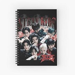 Stray Kids 90s spiral notebook