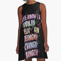 Stray Kids Name A-Line Dress