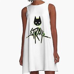 Stray Game A-Line Dress