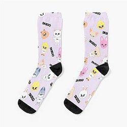 Stray Kids SKZOO All Members Pattern Socks