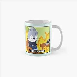 Stray Kids (SK Zoo) Wolf Chan This Is Fine Classic Mug