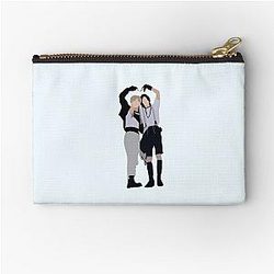 Stray Kids Hyunjin and Felix Heart Digital Illustration Zipper Pouch