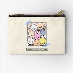 Stray Kids SKZ oo Members OT8 Profiles Zipper Pouch