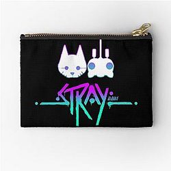 Stray Graphic Design Colored Zipper Pouch