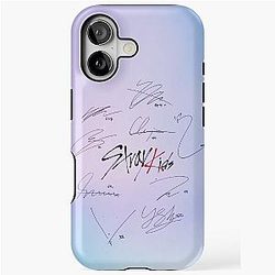 Stray Kids OT9 Signatures iPhone Tough Case