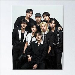 Stray Kids Suit Photoshoot Black and White Comeback Poster Kpop Boy Group Bang Chan Lee Know Changbin Hyunjin Han Felix Seungmin Jeongin