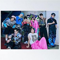 Stray Kids KARMA teaser images group photo Bang Chan Lee Know Changbin Hyunjin Felix Seungmin Jeongin Kpop SKZ Poster