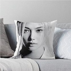 Lee Felix Stray Kids DICON photobook SKZ kpop ot8 Throw Pillow