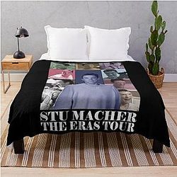 Matthew Lillard Stu Macher Retro Throw Blanket
