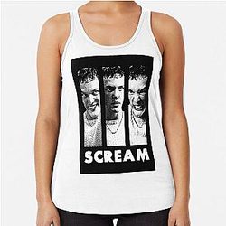 Scream Stu Macher Racerback Tank Top