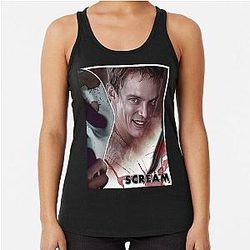 Scream: Stu Macher Racerback Tank Top
